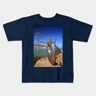 The Iron Mermaid of Spetses island Kids T-Shirt